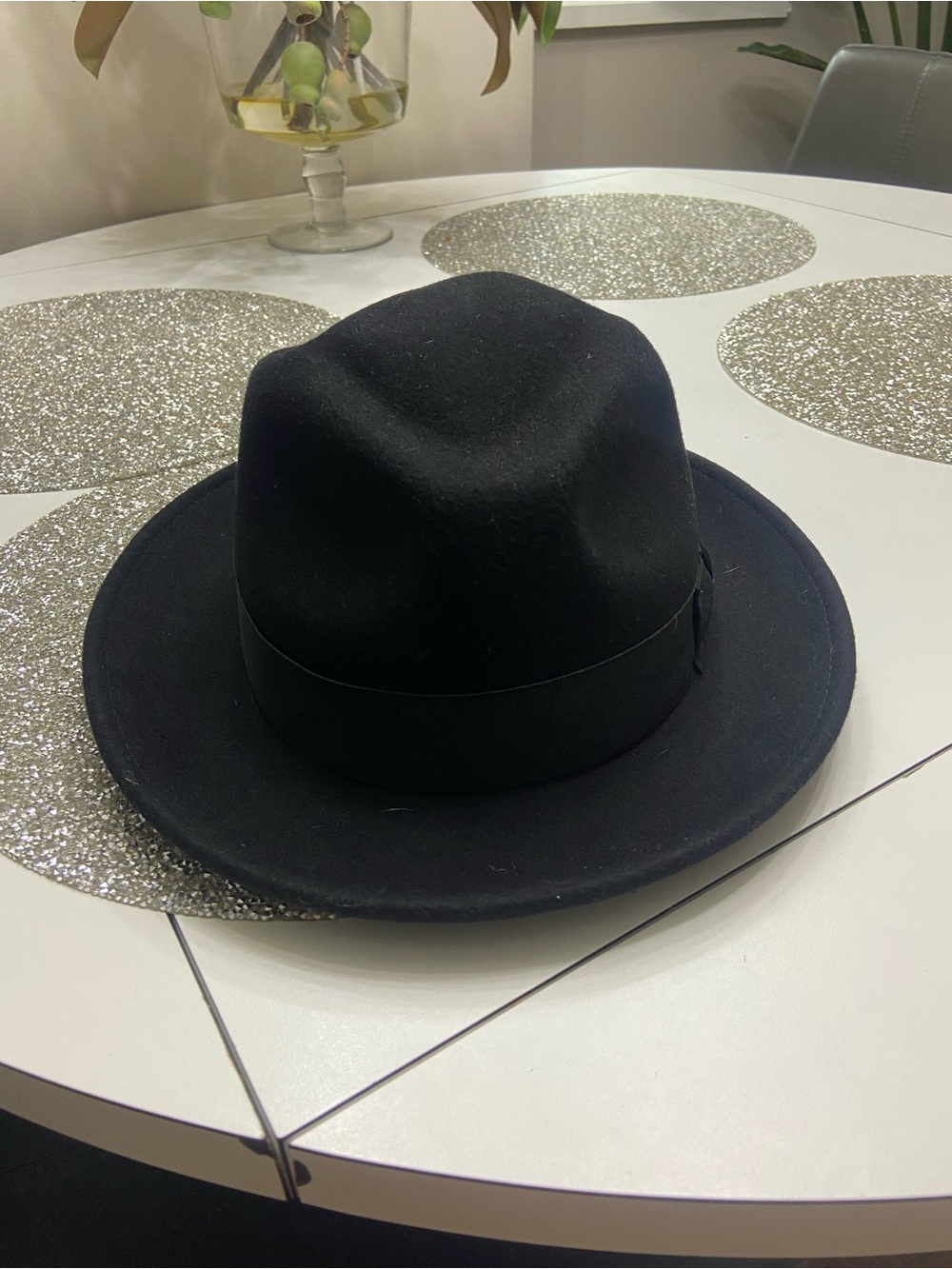 Hats in the belfry black wool hat xxx large
